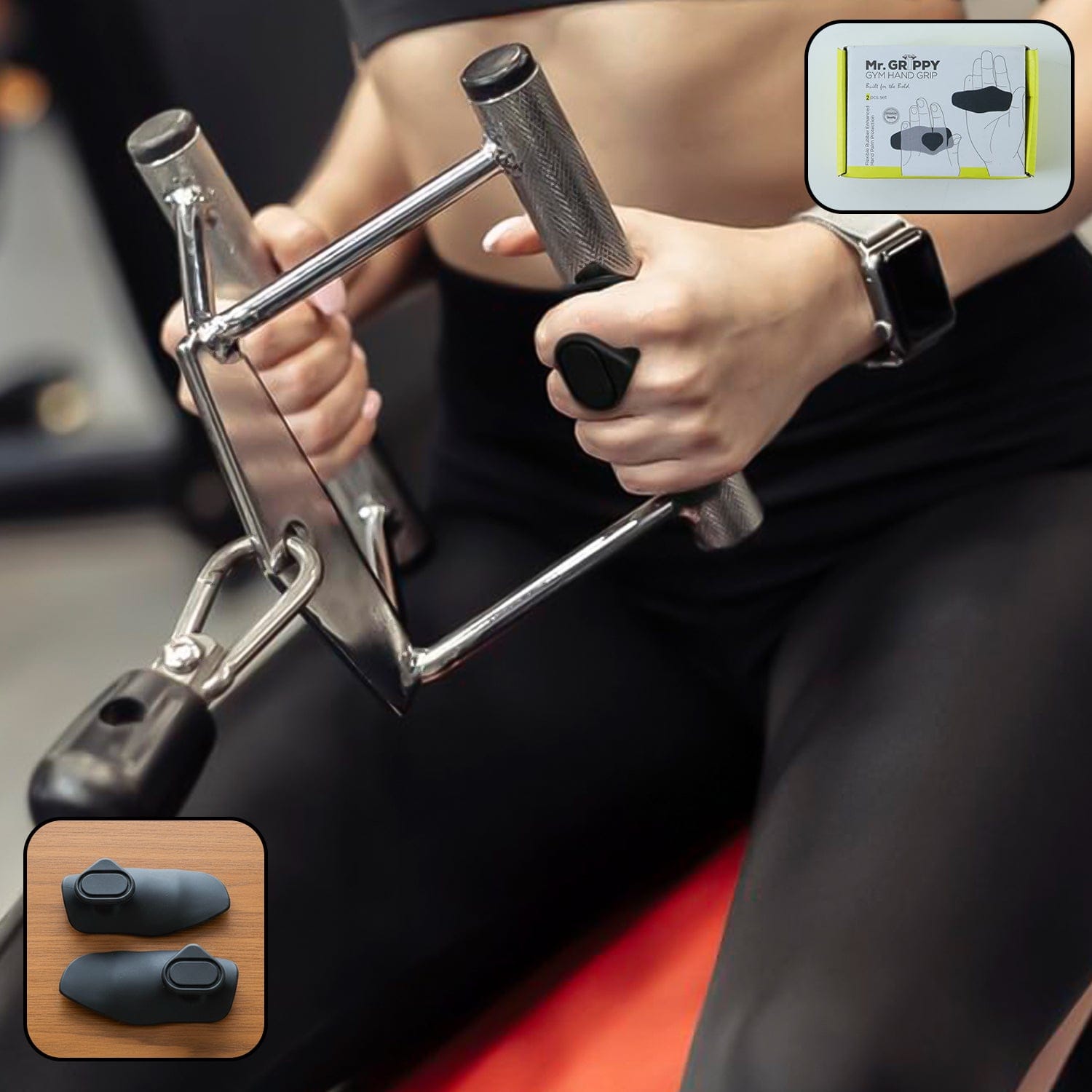 Gym Hand Grip Support Pads